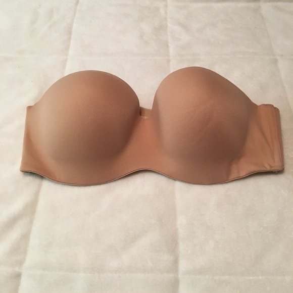 Victoria's Secret Other - Body by Victoria Strapless Bra 36D Almost Nude